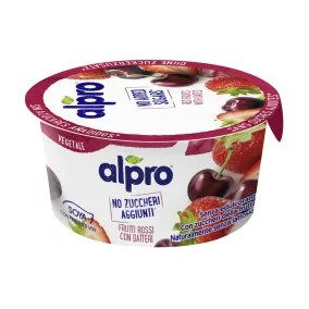   Alpro szójagurt piros gyümölcs-datolya hozzáadott cukrot nem tartalmaz 135 g