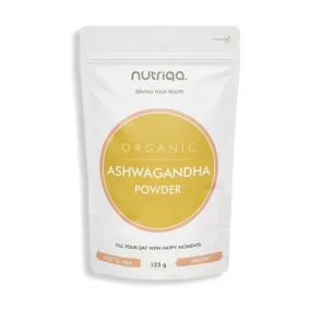 Nutriqa organic ashwagandha por 125 g