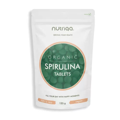 Nutriqa organic spirulina tabletta 125 g