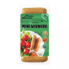   Plenty Reasons meatless vegán mini virsli jellegű készítmény 200 g