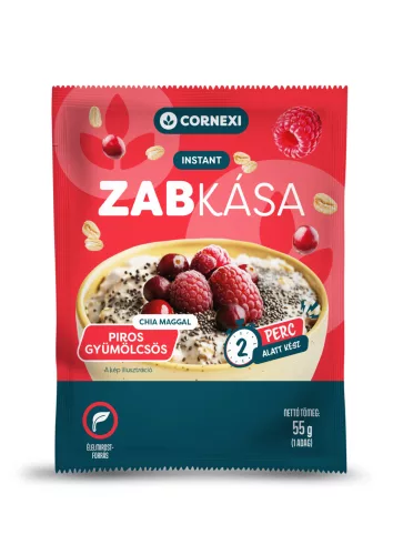 Cornexi zabkása piros gyümölcsökkel, chia maggal 55 g