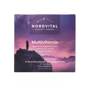 Nordvital multivitamin 30+30db kapszula 60 db