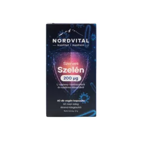 Nordvital szerves szelén vegán kapszula 60 db