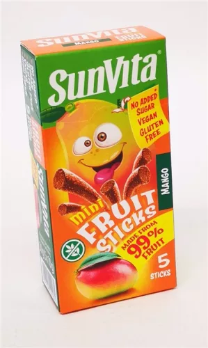 Sunvita mini fruit sticks mangó 5 db 50 g