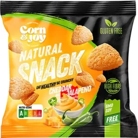 Corn and Joy snack cheddar sajt-jalapeno gluténmentes 40 g