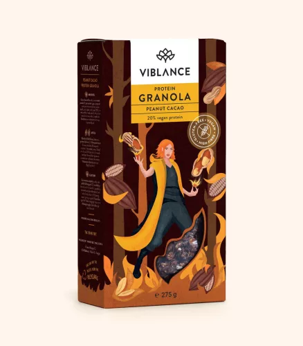 Viblance granola proteines mogyorós kakaós 275 g