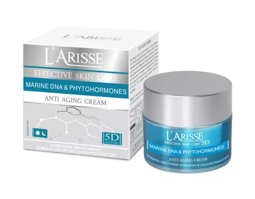 Ava larisse bőrkisimító és kollagén feltöltő hatású arckrém 60+ tengeri dna és fitohormonok 50 ml