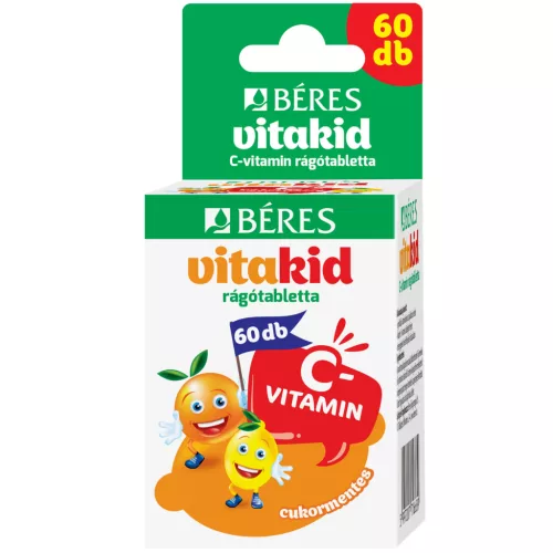 Béres vitakid c-vitamin 50mg rágótabletta 60 db