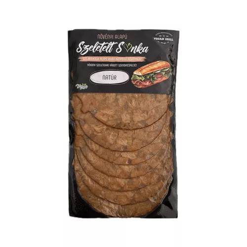 Vegán Grill vegán szeletelt növényi alapú szendvics feltét natúr 85 g