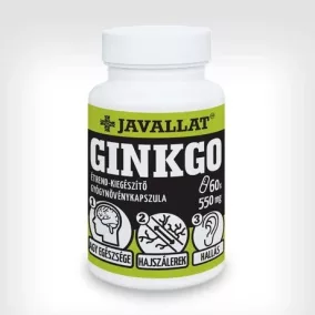 Javallat ginkgo étrend-kiegészítő kapszula 60 db