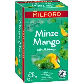 Milford borsmenta-mangó ízű gyümölcstea 20x1,75g 35 g