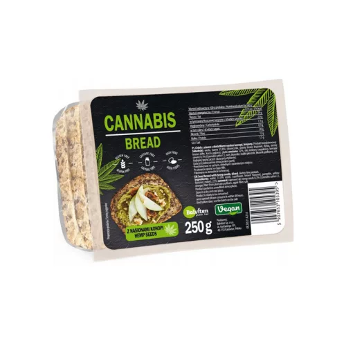Balviten gluténmentes vegán teljeskiőrlésű kendermagos kenyér 250 g