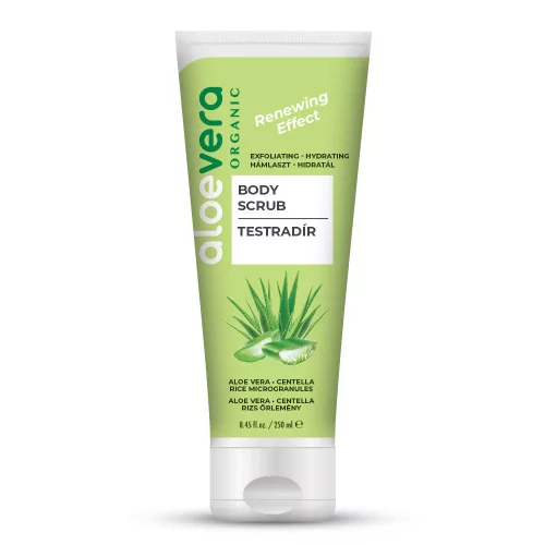 Aloe vera organic bőrmegújító testradír 250 ml