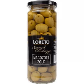 Loreto zöld magozott olívabogyó 227 g