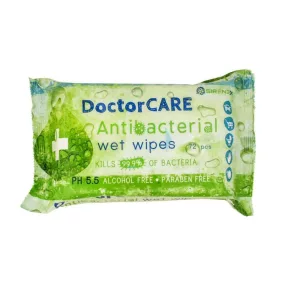   Doctor Care antibakteriális nedves törlőkendő plusz 72 db