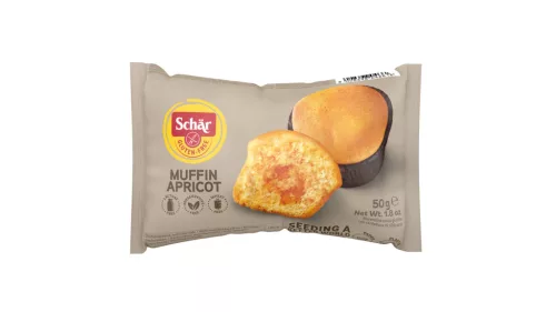 Schär gluténmentes muffin sárgabaracklekvárral 50 g