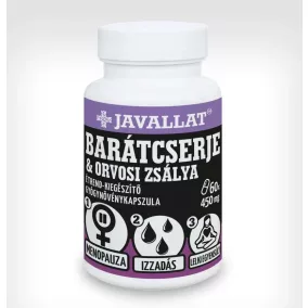 Javallat barátcserje és orvosi zsálya kapszula 60 db