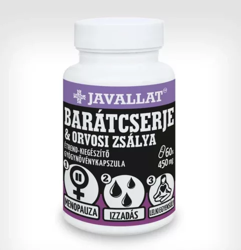 Javallat barátcserje és orvosi zsálya kapszula 60 db