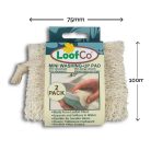 LoofCo Luffa Mini szivacs mosogatáshoz - 2 db