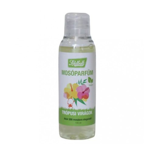 Zöldbolt mosóparfüm - trópusi virágok - 100 ml