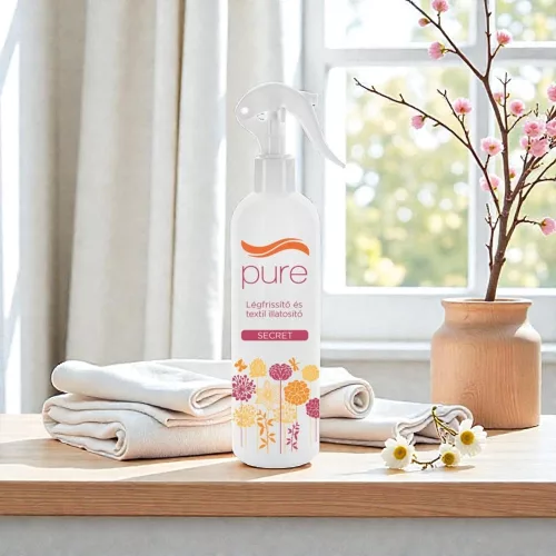 Pure “Secret” Légfrissítő és Textil Illatosító – 250ml