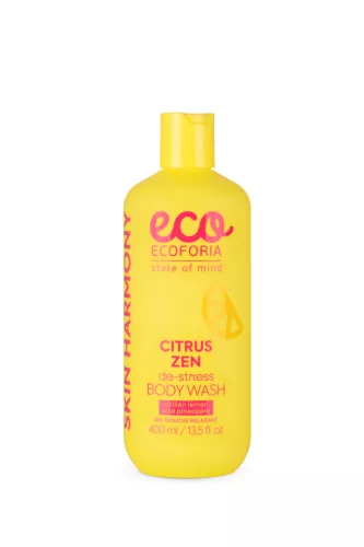 Ecoforia “citrus zen” de-stress tusfürdő 400 ml