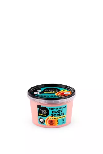 Organic Shop edzés utáni testradír őszibarackkal és magnéziummal 250 ml