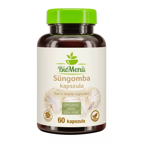 BioMenü bio süngomba kapszula 60 db