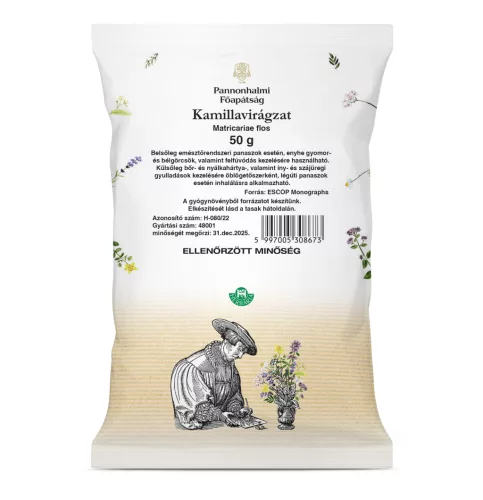 Pannonhalmi kamillavirág tea 50 g