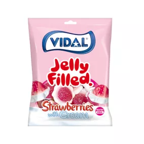 Vidal gumicukor töltött eper 85 g