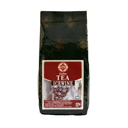 Mlesna fekete tea jégbor ízesítéssel 50 g