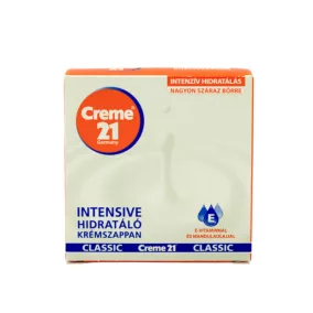   Creme21 intenzív hidratáló krémszappan e-vitaminnal és mandulaolajjal nagyon száraz bőrre 125 g