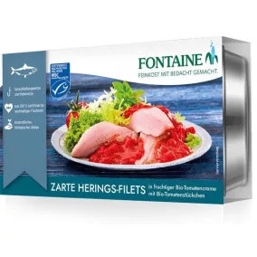 Fontaine hering bio paradicsomszószban 200 g