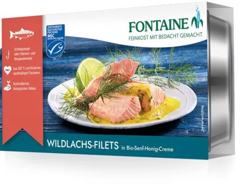Fontaine vadlazac bio mézes-mustáros szószban 200 g