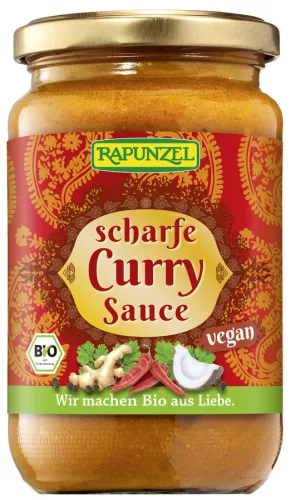 Rapunzel bio curry szósz csípős 330 ml