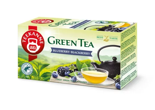 Teekanne áfonya-szeder ízesítésű zöld tea 35 g