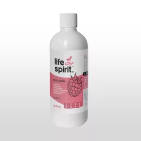   Life Spirit hal kollagén folyékony étrendkiegészítő málnás 500 ml