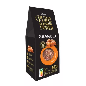   Pure Platinum Power granola gluténmentes sós karamellás 225 g