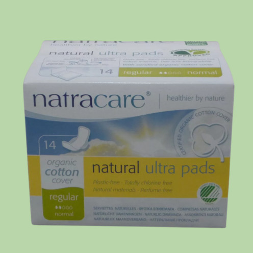 Natracare bio betét szárnyas normál 14 db