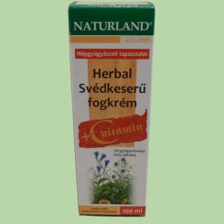 Naturland svédkeserü fogkrém+c vitamin 100 ml