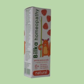 Bilka homeopatická zubní pasta malina 6+ 50 ml