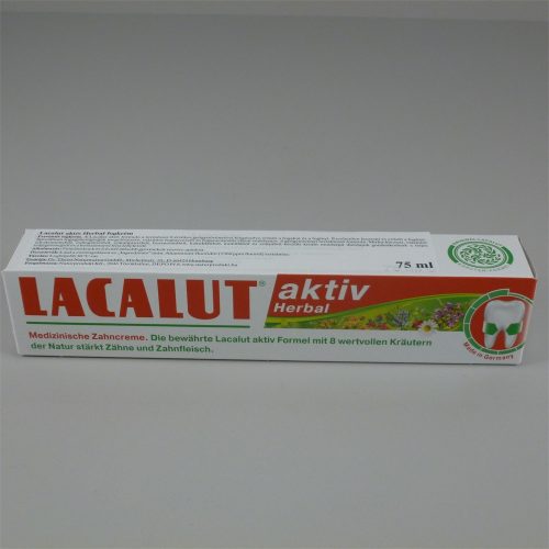 Lacalut aktiv fogkrém herbal 75 ml