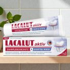 Lacalut aktiv gum protection & gentle white fogkrém 75 ml