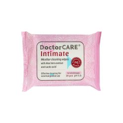   Doctor Care intim nedves törlőkendő 100% biodegradable 20 db