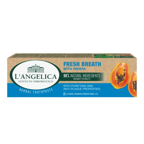 Langelica herbal fogkrém fresh breath papaya 75 ml