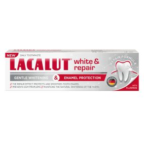 Lacalut zubná pasta white & repair 75 ml