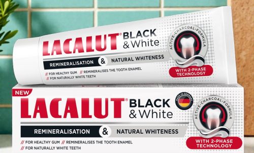 Lacalut Zahnpasta black & white 75 ml