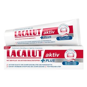 Lacalut aktiv zubná pasta plus 75 ml