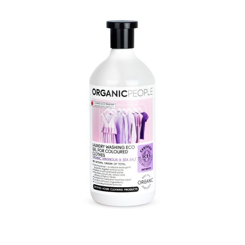 Organic People - Öko Mosógél színes ruhákhoz bio magnóliával és tengeri sóval - 1000 ml 