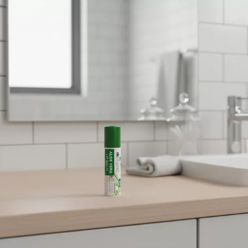 Dr. Organic - Ajakbalzsam bio Aloe verával
